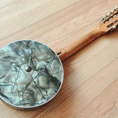 1890s French Banjoline Mandolin Banjo Vintage String Instrument Restored image 10