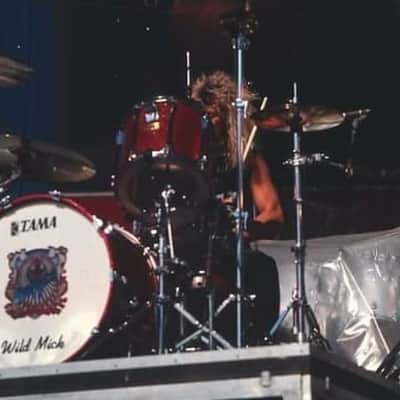 "Wild" Mick Brown's Dokken, Custom 1980s Tama Artstar II 4-Piece Set. 26", 18", 16", 14". image 4
