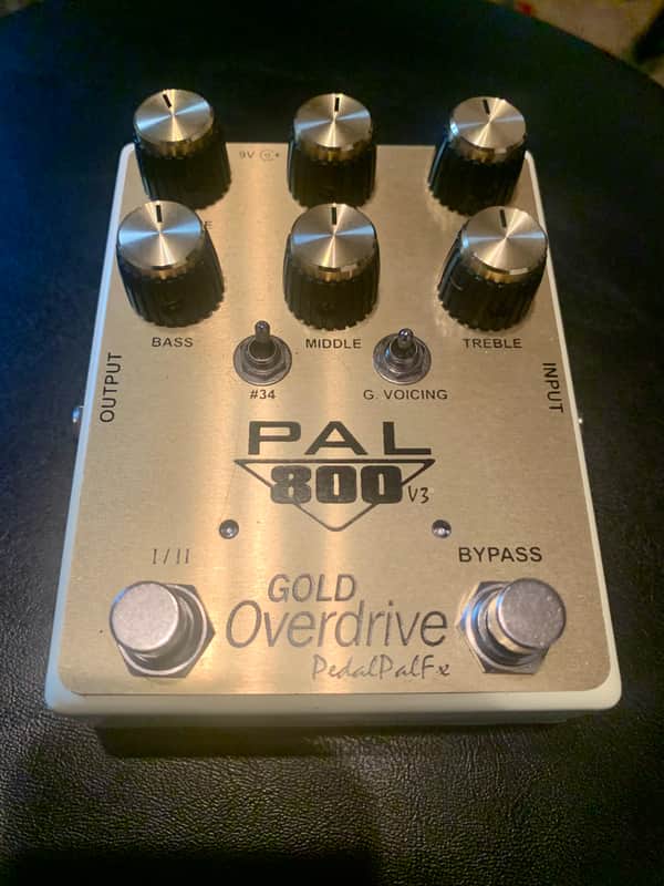 PedalPalFx PAL 800 GOLD Overdrive | Reverb