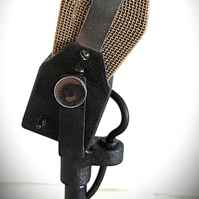 Rare Vintage 1930's Electro Voice V1 Ribbon Microphone, w/stand & cable-restored image 8