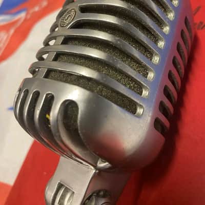 VINTAGE Shure 55SW 1960s microphone and lead- Metal image 12