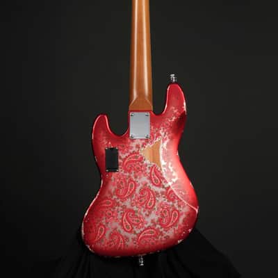 Dhatarattha DEB5 Jazz Bass 5 string - PAISLEY RELIC image 3