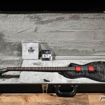 ESP Japan Custom Shop Ben Burnley Signature EC Baritone – See Thru