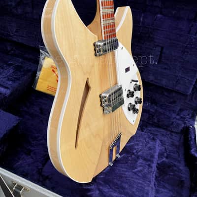 ♚ PRISTINE ♚RARE♚Vintage 1995 RICKENBACKER 360 V64 12 String ♚ MAPLEGLO ♚C63♚ TOASTERS♚30 Yrs! image 12