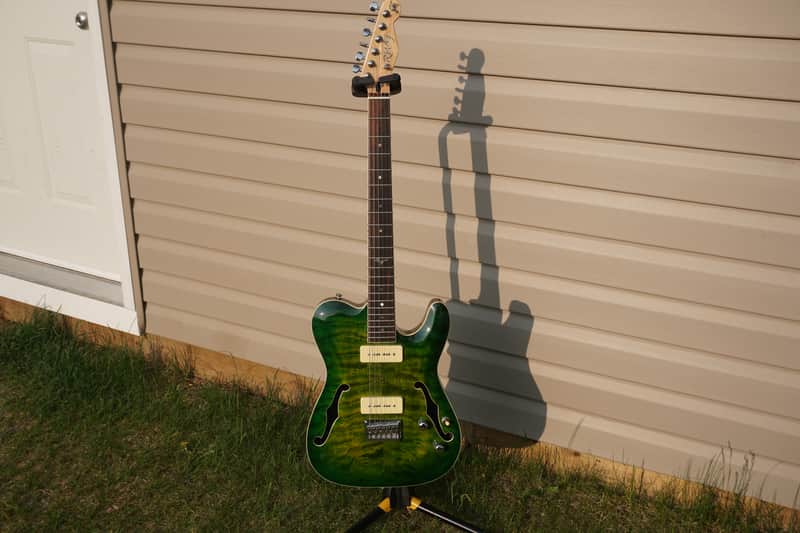 Raven West Guitars Skyranger 590T Thinline Semi Hollow 2008 Quilt