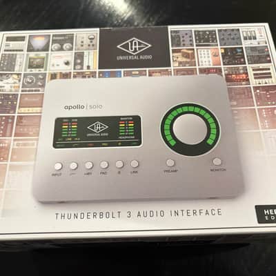 Universal Audio Apollo Solo Heritage Edition Thunderbolt 3 Audio Interface 2020 - Present - Silver image 9