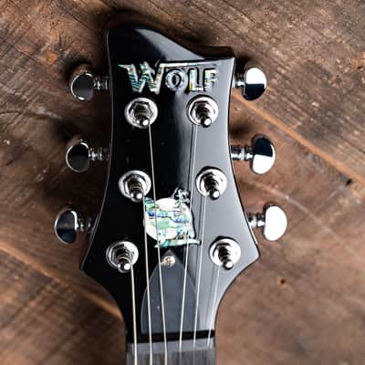 Wolf 200Q (Quilted Maple Top) Purple Electric Guitar image 7