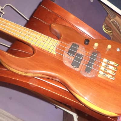 private stock 4  bass,handbuilt ,preorder of slab/neck thru   goregeous style of slim  jazz bass image 11