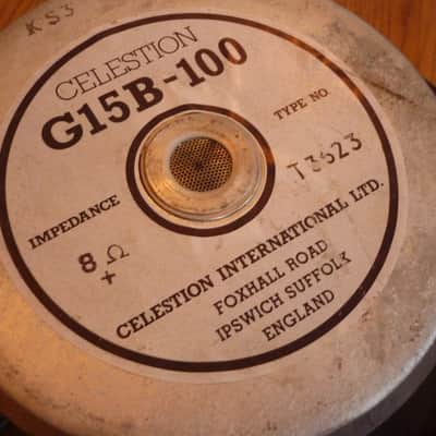 Celestion G15B-100 8 ohm vintage speaker 1983 image 2