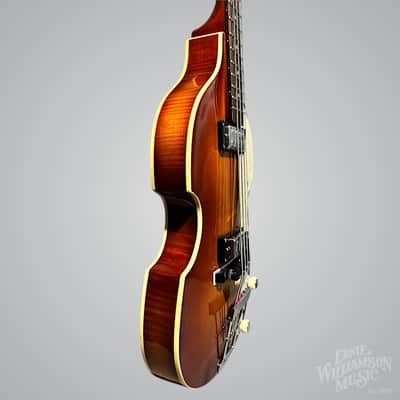 Hofner Ignition PRO Violin Bass, Sunburst, Teacup knobs image 3