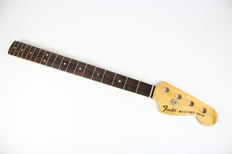 1977-1978 Vintage Fender Mustang Bass Neck Rosewood Fretboard 1970s USA image 1