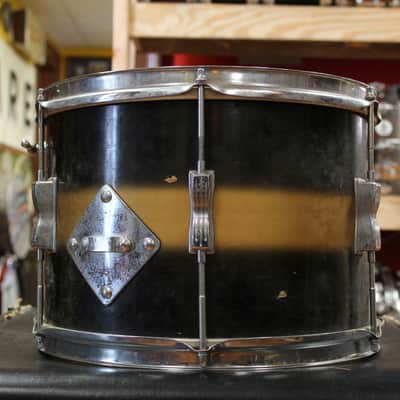 1960s Ludwig 9x13 Club Date Tom in Black and Gold Duco image 2