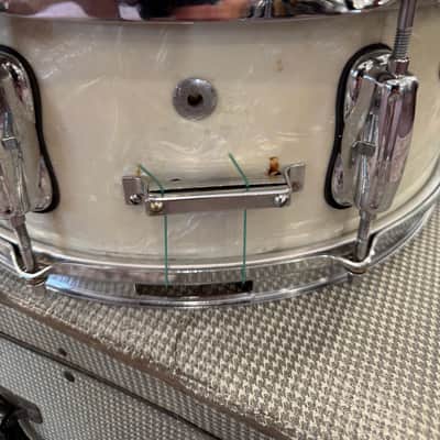 Slingerland Student Snare 50s 14x5.5 - White Marine Pearl image 3