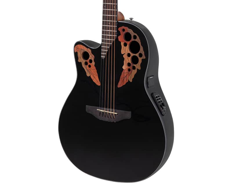 Ovation Celebrity Elite CE44L-5 Left Handed A/E Guitar - Black - Open Box image 1