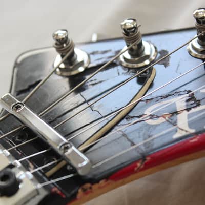 1986 Hamer USA Chaparral Electric Guitar - Red Finish - Rare Mini Toggle Pickup Selectors image 12