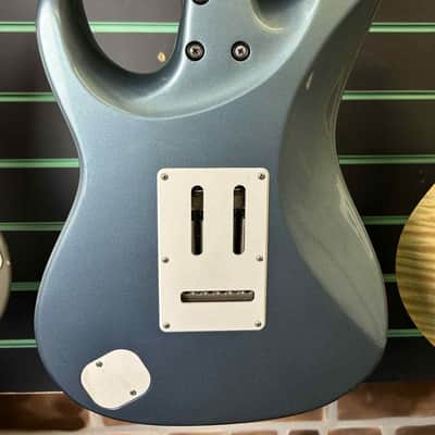 Ibanez AZ2204-ICM Ice Blue Metallic 2018 Electric Guitar image 12