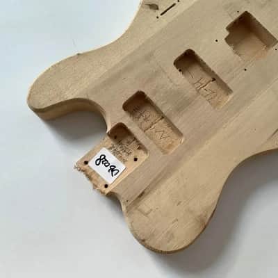 Solid Basswood Telecaster Tele Style Unfinished Guitar Body with P90s Pickup image 4