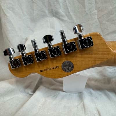 Fender 2016 Limited Edition American Standard Telecaster Figured Neck Guitar with Case 2015 - Cognac Burst / Rosewood fingerboard image 11