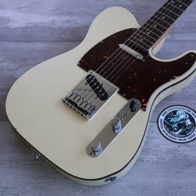 2011 Fender USA American Deluxe Telecaster (Olympic Pearl White) image 1
