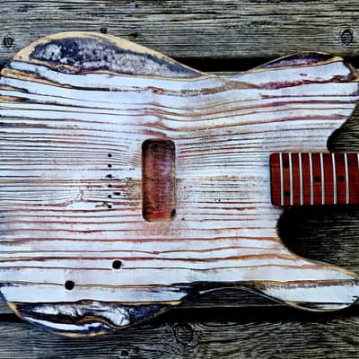 Tele-style barncaster body with snakehead neck image 5