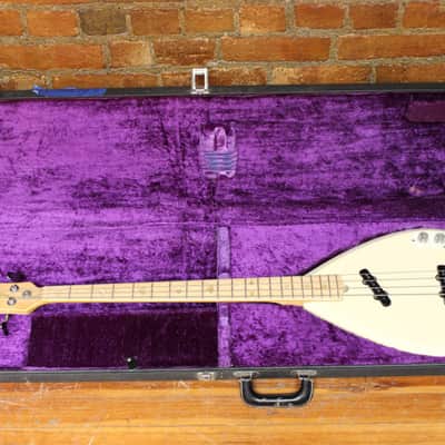 Fernandes FYB-70 Eikichi Yazawa "Biwa" Bass 1970s - White image 12