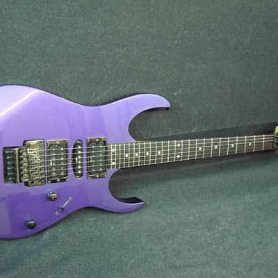 1996 Ibanez RG Series HSH Electric Guitar Purple Finish Japan | Reverb