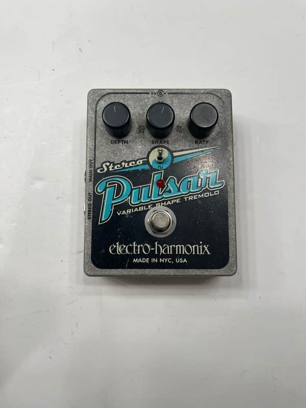 Electro Harmonix Stereo Pulsar Variable Shape Tremolo EHX Guitar Effect Pedal image 1