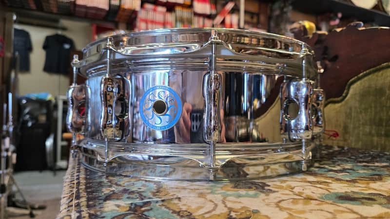 Used Sakae 14 x 5.5" Aluminum Snare Drum / SDM1455AL image 1