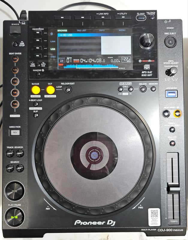 Pioneer CDJ-900NXS Professional Multi Player 2010s - Black image 1