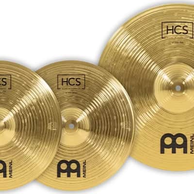 Meinl HCS Basic Cymbal Pack w/ 14" Hi-Hats & 18" Crash Ride Cymbal image 2