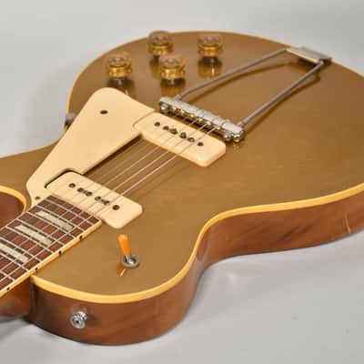 1952 Gibson Les Paul Goldtop Finish Trapeze Tailpiece Vintage Electric Guitar w/OHSC image 5