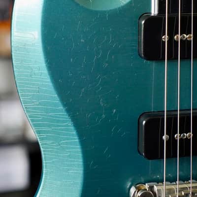 Gibson Custom Shop CME 1963 SG Special Reissue Pelham Blue Murphy Lab Ultra Light Aged 2020 image 2