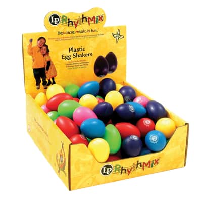Latin Percussion LPR001BD48-I RhythMix Egg Shakers w/ Display Box (48 Pack)