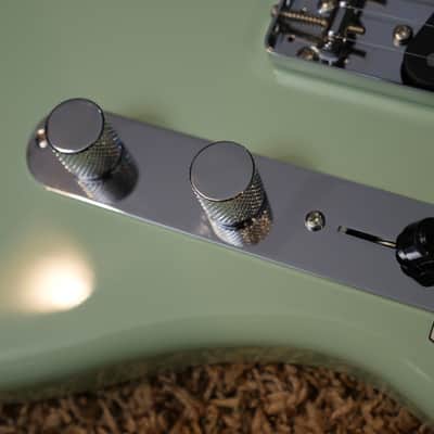 Video! 2020 Squier Paranormal Offset Telecaster Surf Green image 7