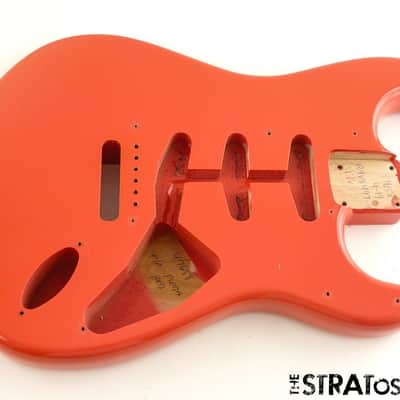 Fender USA Custom Shop Vintage Custom 59 Strat TCP BODY Faded Aged Fiesta Red image 1
