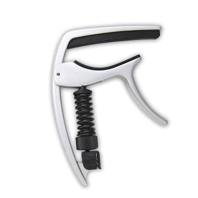 D'Addario PW-CP-09S NS Tri-Action Capo, Silver image 2