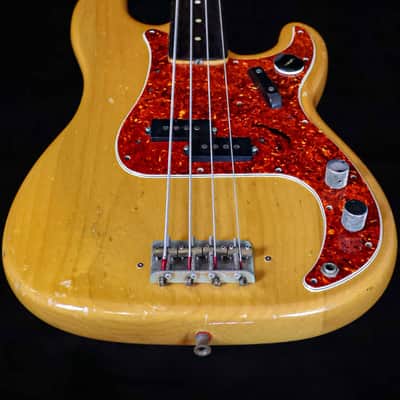 Vintage 1962 Fender Precision Bass - Fretless Conversion - Natural image 9