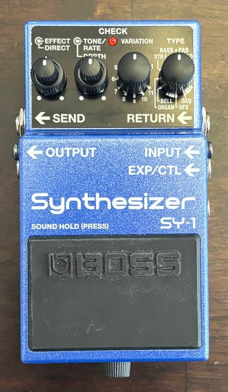 Boss SY-1 Synthesizer 2019 - Present - Blue image 1