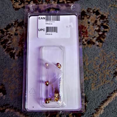 TonePros Official Kluson Deluxe "Upgrade" Tuning Machines System II Series - Gold with Ivory Buttons image 2