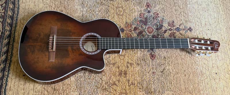 Godin Arena Pro CW Classical Acoustic / Electric Bourbon Burst 2024 or 2025 - Glossy image 1