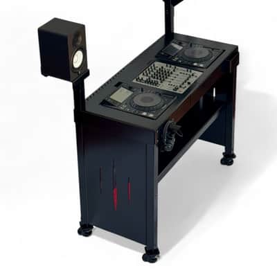 Apache Workbench DJ Booth W/ Speaker Kit and CDJ Rack image 2