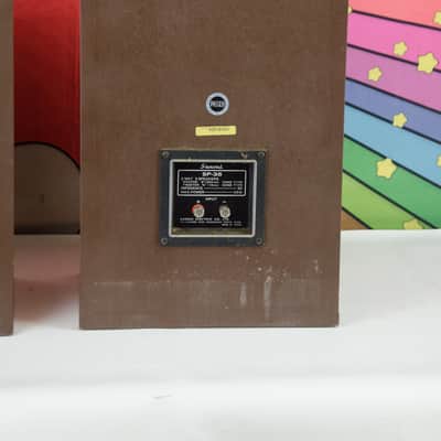 Vintage Sansui SP-35 2-way Bookshelf Audio Speaker Enclosures, Boxes, Pair image 8