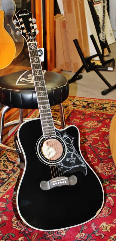 Epiphone Dave Navarro Signature Model Acoustic-Electric Guitar image 1