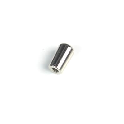 Metric M4 Switch Tip knob cap for Toggle Pickup Selector ,Metal /Chrome image 1