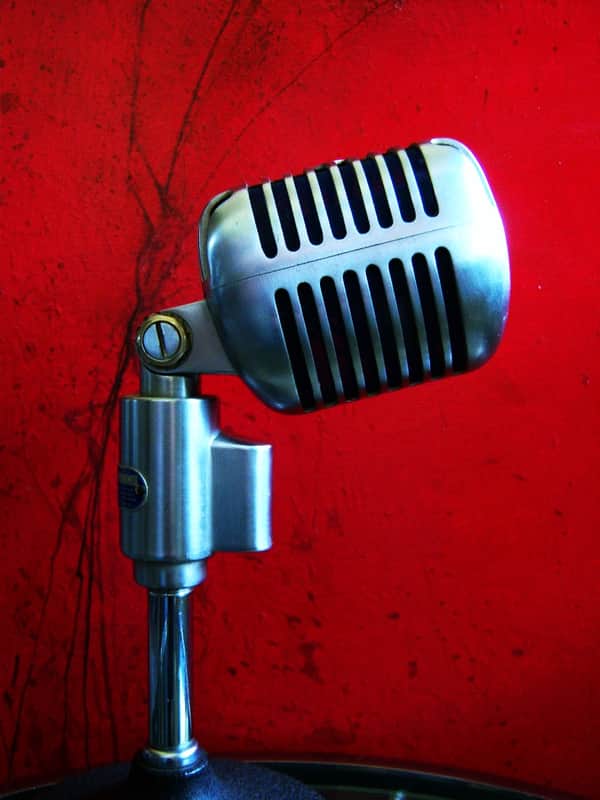 Vintage 1950's Shure 556S dynamic cardioid microphone Johnny Cash