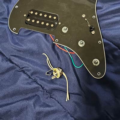 Loaded Pickguards 2pcs.: Squier Standard Double Fat Strat Pickguard (w/ stock HH pickups) + Tagima JA-3 pickguard (HSH pickups) image 5