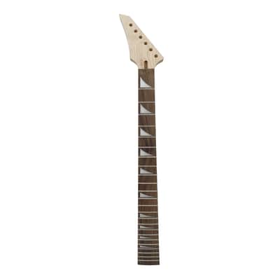 Electric Guitar Neck Replacement Maple Neck with Rosewood Fingerboard, Unfinished (24" Scale) image 1