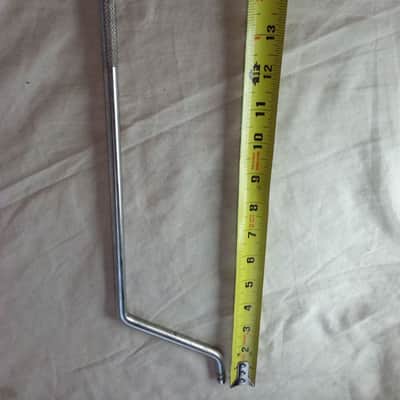 Ludwig 16/18"Floor Tom Drum Leg 17" Cross Knurling Chrome Classic Vintage 60s* image 2