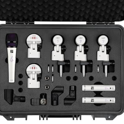 sE Electronics VPACKEC Eloy Casagrande Signature V Pack Feat 2 V Kick, 3 V Beat, 4 V Clamps, 1 V7 X, Pair of sE8 in White & Purple w/Case image 13