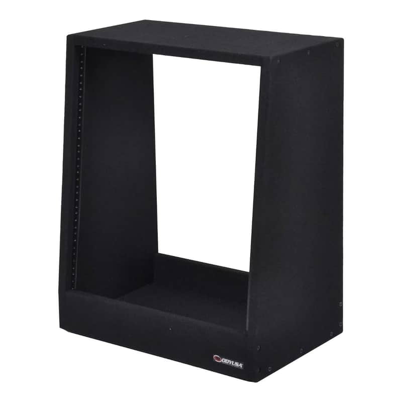 Odyssey CRS12SS 12U Carpeted Pro Audio Studio DJ Rack Unit image 1